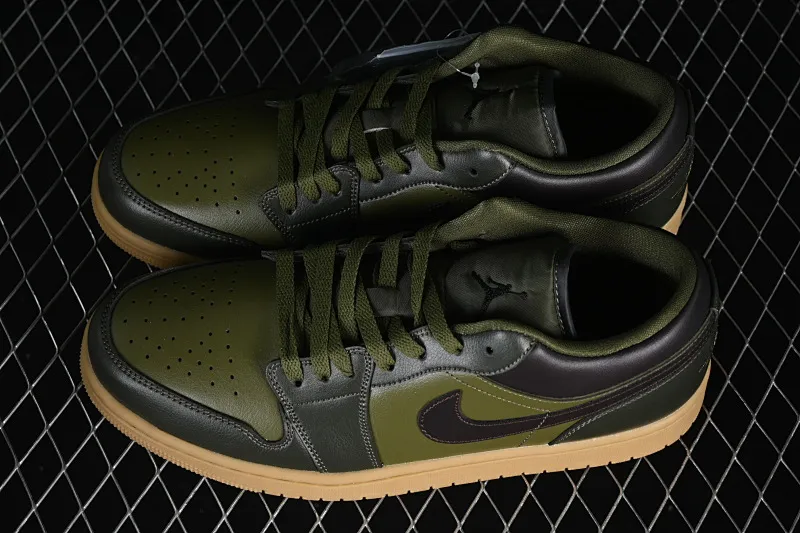 All categories Air Jordan Jordan series basketball shoes Air Jordan 1 Low Air Jordan 1 Low AJ1 Joe 1 seaweed green low-top cultural casual sneakers IR0840-325
